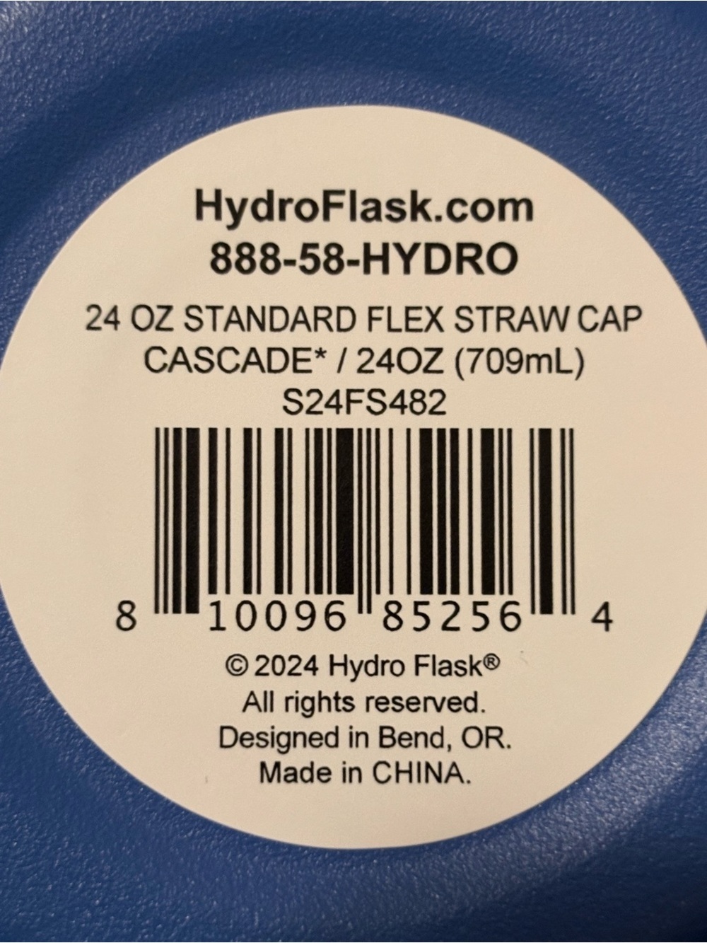 Hydro Flask Hydro Flask Bundle Pink + Blue 24oz Flex Straw Cap Water Bottles - Picture 4 of 7
